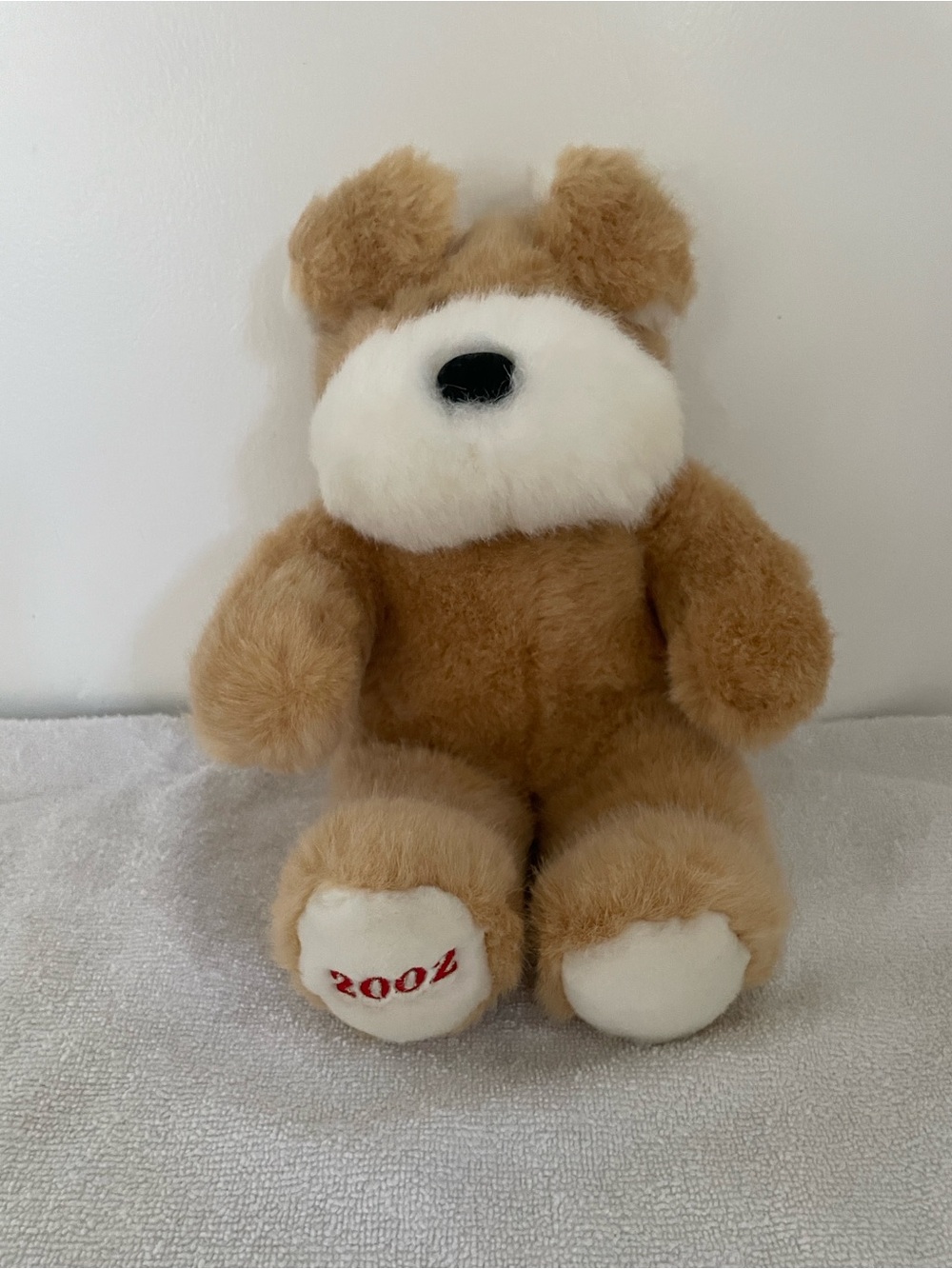 Plush Tan & White Dog Plush Toy - Soft Pet Plush